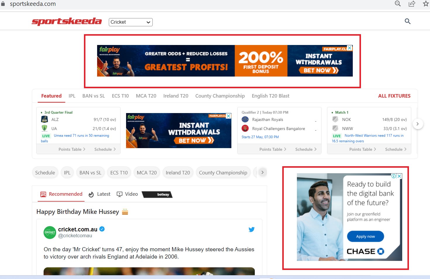 Sportskeeda site Advertising Rates Sportskeeda site Ads